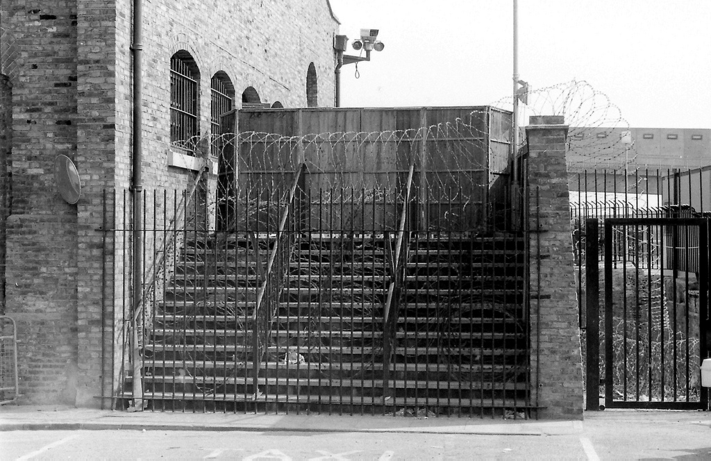 Picture entitled Stairs To Nowhere from the Wapping Dispute