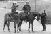 Wapping Dispute - Mounted police in Vaughan Way E1